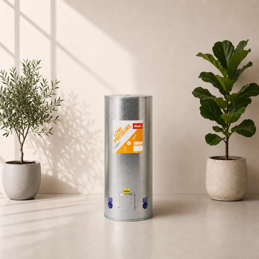 Rinnai Low Pressure Cylinder 180L Copper